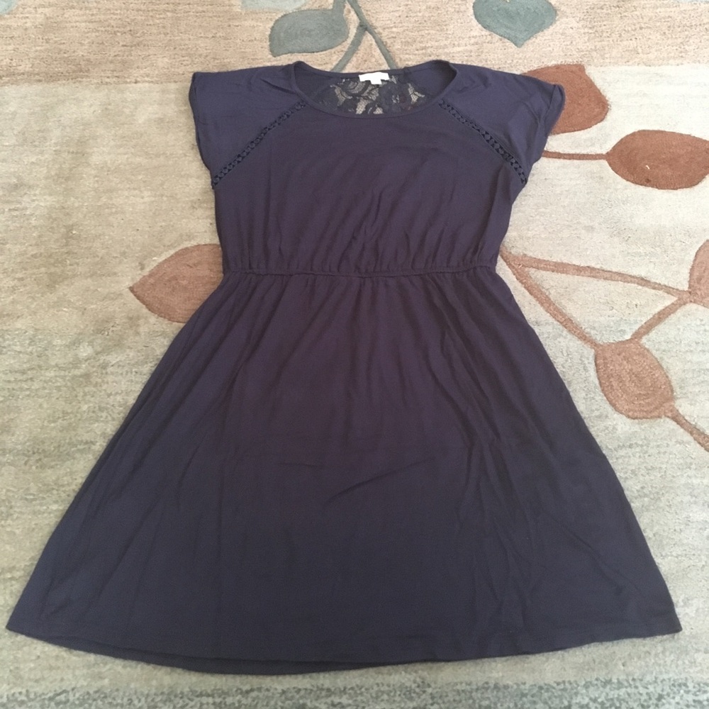Navy Blue Skater Dress